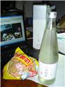 上善如水純米吟釀+淡水魚酥.