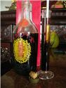 玻璃寫益壽酒，沒有背標，紙盒是大麴益壽的，瓶塞為軟木塞，但封膜寫"金壽酒"三字，懷疑被金門人脫衣服了，把"益壽藥酒"當作"益壽酒"高價賣