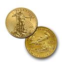 美國鷹揚金幣1盎司鷹揚金幣是由美國的United States Mint鑄幣廠所鑄造，並於1986年首次發行。 此枚金幣一直受到全世界廣大的投資與收藏者的喜愛，近三年因黃金價格高漲常常發生供不應求的情