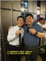 (圖左)賀盛國際貿易有限公司 總經理 方國強 (圖右)茅臺白金酒 執行總裁 陳寧
