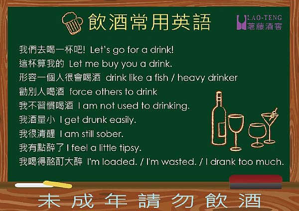 飲酒常用英語www P9 Com Tw 品酒網 各式威士忌 葡萄酒 紅酒 高粱酒 白蘭地 調酒 您買酒 喝酒的最佳夥伴