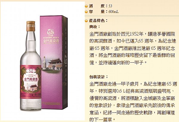 出不完的建廠65周年紀念酒:::P9品酒網:::