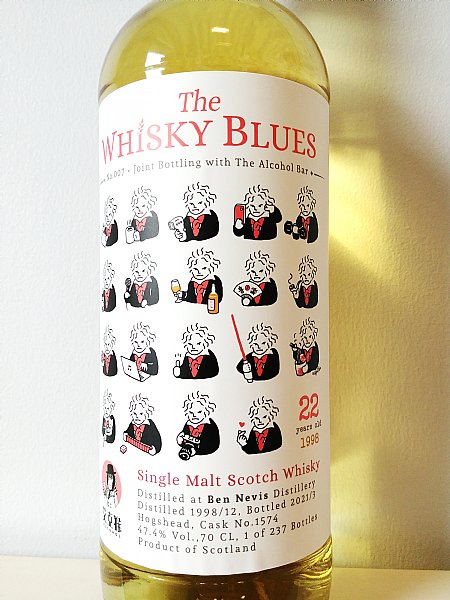 班尼富Ben Nevis 1998 22年47.4% The Whisky Blues 威士忌藍調 班尼富Ben Nevis 1998 22年47.4% The Whisky Blues 威士忌藍調