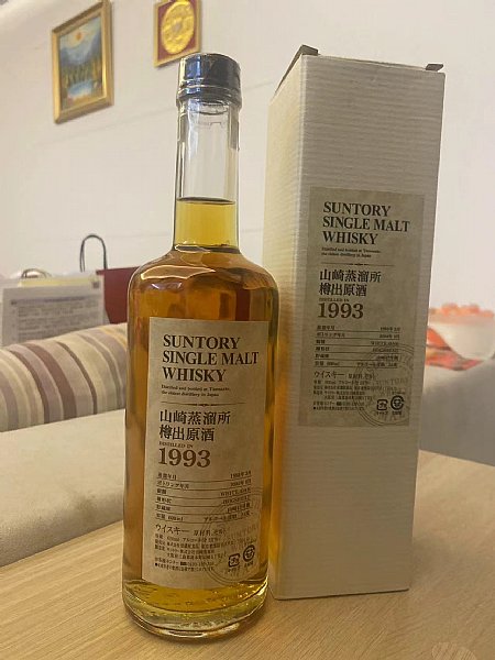 山崎蒸留所樽出し原酒1993 山崎蒸餾所樽出原酒1993 600ml :::P9品酒網:::