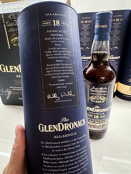 Glendronach 格蘭多納18年billy walker版本:::P9品酒網:::