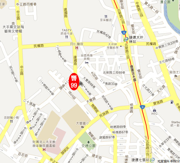 響99 店家位置圖