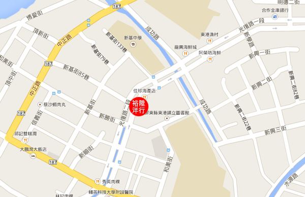 裕陞洋行 店家位置圖