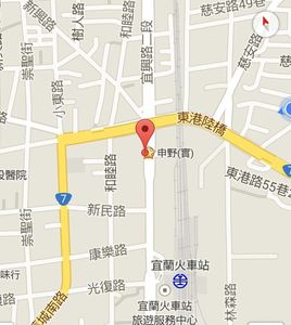 申野實業有限公司 店家位置圖